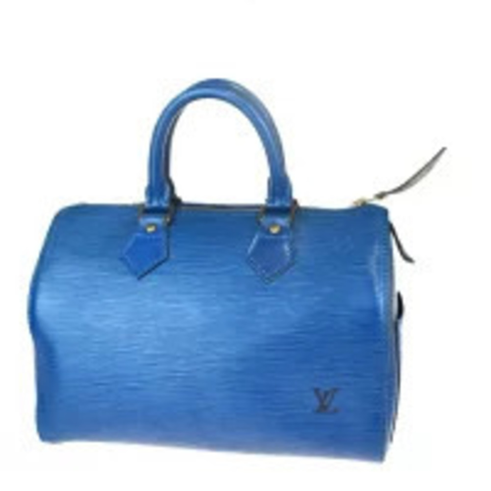 Louis Vuitton Speedy Boston Epi Leather Toledo Blue